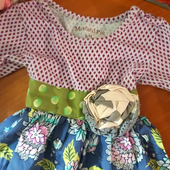 Cute Mustard Pie 6 Months Dress - Picture 2 of 4